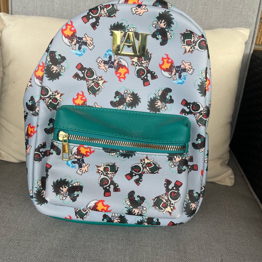 MHA My Hero Academia Chibi Mini Backpack Deku Bakugo Todoroki - Picture 2 of 7